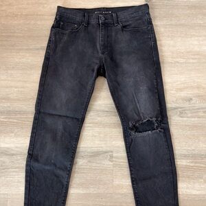 Mott & Bow Black Distressed Men's Jeans 30W